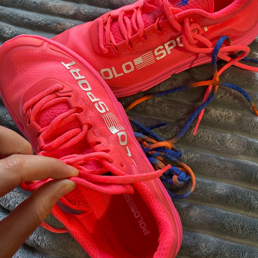 Polo Ralph Lauren women pink size 8.5 Sport Sneakers